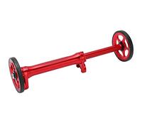 KIMISS Easy Wheel Extension, Strength Lightweight Telescopic Easy Wheel Bar High Extender Folding Bike Rod for 3sixtyBlack (Red)