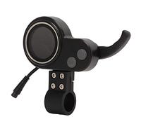 KIMISS Electric Bike LCD Display Meter with Finger Throttle - Plug for Electric Bikes & Scooters, 2-in-1 Multifuntional, Easy Installation, Universal Voltage Support