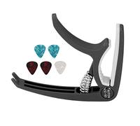 KIMISS Electric Guitar Set - Arrow Storage Case ABS for Ukulele, Mandolin, Banjo & Electric Guitar with 5 Picks Included (Black)