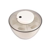 KIMISS Electric Salad Spinner 500RPM Rechargeable Vegetable Fruit Washer Dryer Drainer for Quick Water Removal in Kitchen (4500ML 25x25x15cm/9.8x9.8x5.9in)