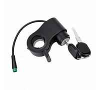 KIMISS Electric Scooter Ignition Key Lock Thumb Throttle Accelerator Power Switch Throttle Control 5 Pin Key Lock Replacement Part with 2 Keys for Electric Scooter (5 Pin C Version)