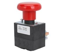 KIMISS Emergency Push Button Switch DC80V Reliable Stop Replacement for Albright Electric Stacker Forklift Pallet Car Metal Heavy Duty Industrial Grade Safety Device (250A)