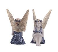 KIMISS Enchanting Garden Sunflower Fairy Statue - Mythical Angel Sculpture for Outdoor Decor, Ideal for Yards, Flower Beds, and More