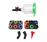 KIMISS Engine Oil Funnel Kit, ABS Automotive Coolant Set, 1.5L Spill Proof