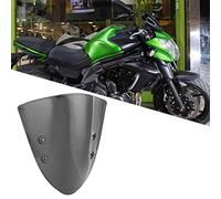 KIMISS Enhanced Comfort Windshield Motorcycle Windscreen Wind Deflector Fit for ER-6N ER6N 2012-2014 - Better Wind (Black)