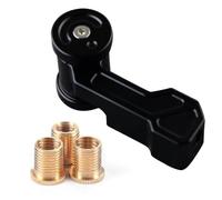 KIMISS Ergonomic Gear Shift Lever Knob Gear Lever Aluminum CNC Engraved