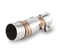 KIMISS Exhaust adapter Slip-on Fixed, Muffler Pipe Exhaust Link Pipe Motorcycle Exhaust systems Pipe Ends