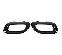 KIMISS Exhaust Tip Cover Trims Bezel Fit for GLC GLE GLS-Class X253 C253 W167 V167 C167 X167 AMG Line 2020-2023, OEM Numbers 167 885 6900, 167 885 7000 (Glossy Black)