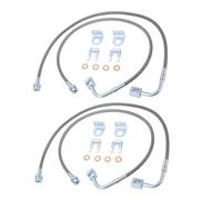 KIMISS Extended Brake Line Kit Stainless Steel