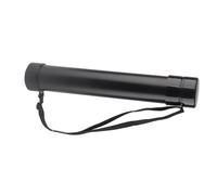 KIMISS Extra Thick Black Drawing Storage Tube - Extendable Telescopic Poster Tube for Art, Maps & Documents, Proof Design, 51.5cm to 86.5cm Adjustable Length