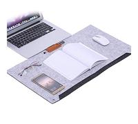 KIMISS Felt Desk Pad Mat for Large Laptop Table Organizer Mat - Premium Light Gray with Excellent Insulation (Light Gray)