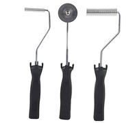 KIMISS Fiberglass Bubble Roller Set for GRP FRP Resin Work - Aluminum Alloy with ABS Handle, Effort-Saving and Durable (3pcs/set)