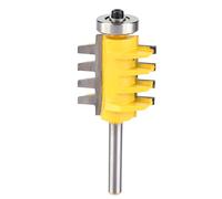KIMISS Finger Joint Router Bit Set - 1/4" Shank Router Bit Finger Joint Tenon Woodworking Milling Cutter - Professional Grade Wood Milling Tools