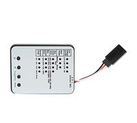 KIMISS Fit for A1 Version LED Program Card - RC Car Accessories for Brushless ESC Programming, Low Voltage Cut-off & Adjustable Starting Modes (Black White)