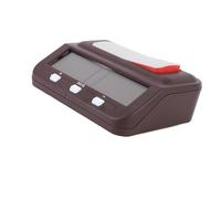 KIMISS Fit for Chess Timer with Reward Delay Alarm, Digital Chess Clock, Count Down Up Function, Memory Feature for Game Competitions, LCD Display Timer for Competitive Play (Burgundy)