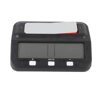 KIMISS Fit for Chess Timer with Reward Delay Alarm, Digital Chess Clock, Count Down Up Function, Memory Feature for Game Competitions, LCD Display Timer for Competitive Play (Black)