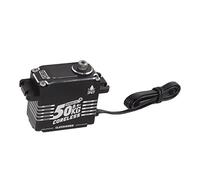 KIMISS FLASH HOBBY 50KG Coreless Servo Programmable RC Gear Steering Servo for Robotics, RC Cars, and Robotic Arms, High Torsion, Stable Performance (270 Degree)