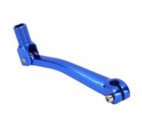 KIMISS Folding Gear Shifter, Foldable Shift Lever CNC Aluminum Alloy with Anti-Slip Tread Anodized Gold Surface for Most Dirt Pit Bike Motorbike (Blue)
