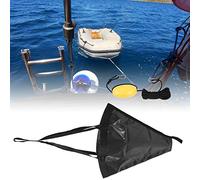 KIMISS Folding Marine for Kayaks and Small Boats - 24in Portable Boat Float Set Accessory for Yacht Rubber Dinghy Fishing Boat (Black)