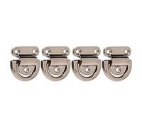 KIMISS Folding Pad Eye Marine, Polished Stainless Steel Set