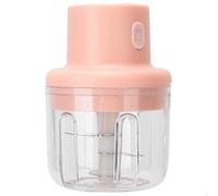 KIMISS Food Processor, 250Ml Electric Meat Grinder Chopper Mini Supplementary Machine 250Ml for Baby Blender Kitchen Shredder USB Charging Processors Blender Small Maker Household