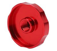 KIMISS Front Fork Air, Suspension Gas Giant Crest Fork Chamber Cover Bicycle Shock Cap Air Valve Cap Aluminium Alloy for Mountain BikeBlack