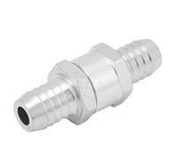 KIMISS Fuel Line Check Valve Non Return One Way for Petrol Water - Aluminum Alloy Universal Hose Connector (14mm)