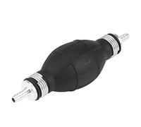 KIMISS Fuel Line Pump Rubber Hand Fuel Pump with Hose Fueling Transfer Hand Bulb Air Vacuum Fueling Line Hand Primer Accessory for Marine Boat Black (6mm)