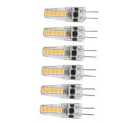 KIMISS G4 Dimmable Led Bulbs 10pcs G4 Led, Dimmable Bulbs for Chandelier Led Light 2W Bi Pin Base Bulb Ceiling Lamp Table Warm White 3000K AC 12-24V