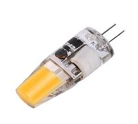 KIMISS G4 LED COB Bulb 5W 600LM Silicone Chandelier Ceiling Lamp Bulb AC/DC 12V - Bright, Eco-Friendly, Flicker-Free Lighting Solution for Various Fixtures (Warm White)