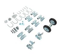 KIMISS Gate Wheel Rut Runner Set for Link Fences and Sliding - Durable Aluminum Alloy Wheel Kit for Farm and Grass Land