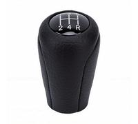 KIMISS Gear Shift Knob Shifter Knob 5 Speed Shift Leather Shifter Lever Arm Headball Black Leather Anti Slip Direct Replacement with Secure Grip for 3 5 6 II CX-7