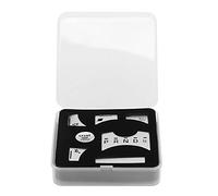 KIMISS Gear Shift Panel Button Cap, 7pcs Central Control Gear Shift Panel Button Cover Sticker Silver Replacement for Jaguar XF 2012-2015