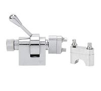 KIMISS Gibraltar Lightweight Snare Stand Double Braced Percussion Drum Throw Off Clamp Strainer ThrowOff Snare Drum Strainer Silver Durable Metal with Mounting Screws