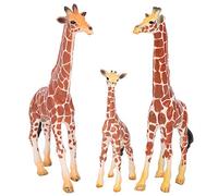 KIMISS Giraffes Family Animal Figurines - Hand-Painted Wildlife Models for, E Onal Toy & Home Decoration (1 giraffe)