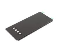 KIMISS Glass Battery Back Cover Replacement for S10+ Plus G975 with Pre-Installed Camera Lens Adhesive -, Easy Installation, Professional Repair Kit Included (Black)