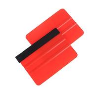 KIMISS Gloss Carmine Red Wrapping Film Vehicle Car Wrap Sheet Roll Car Film with Fleece Cloth Patch Scraper 1pcs (B)