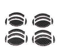 KIMISS Gloss Real Carbon Fiber Air Vent Outlet Trim Cover Kit for GTR R35 2008-2016