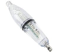 KIMISS Glow in Dark Mackerel Tuna Striper Lures LED Squid Lure Lamp Sea Fishing Trap Octopus Cuttlefish Umbrella Hook Fish Attracting Light Glow Trolling Squid (Green Light)