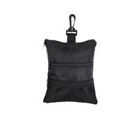 KIMISS Golf Tee Bag Small Zipper Golf Tee Pouch Black Portable Golf Ball Sories Multipocket Golf Ball Bag Golf Pouch Golf Accessories Bag