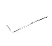 KIMISS Guitar Arm Metal, Electric Tremolo Screw In Whammy Bar Common Bridges & Bridge Parts Thread In for B System Gold (Silver)