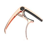 KIMISS Guitar Clamp Key Tuner Zinc Alloy for 4-6 String Instruments - Essential Accessory for Guitar, Bass, Ukulele - Compact and Practical Musical Tool (Rose Gold)