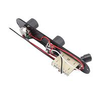 KIMISS Guitar Control Plate Metal for TL - Chrome Plated Prewired Circuit Board Replacement with Knobs & Switches for Electric Guitars (Black)