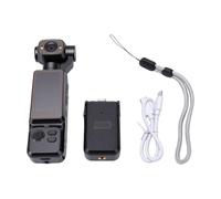 KIMISS Handheld POV Camera, 4K Video Recording 180 Degree Rotatable Lens 1.97 Inch Screen with 6 Hours Battery Life for Travel Outdoor Activities, Audio Video Device (Black)