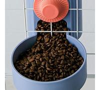 KIMISS Hanging Automatic Pet Water Bottle Bowl - Dog Automatic Feeder Cats Dogs Rabbits - 1L Capacity (Haze Blue)