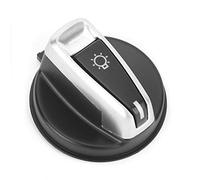 KIMISS Headlight Switch Knob,Car Headlight Head Lights Switch Knob Button Cover for 3 Series 318 320 325 330 335