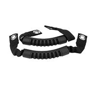 KIMISS Headrest Grab Handle,2Pcs Car Rear Replacement for Seat Back Headrest Grab Handle Set with Hole(Black)