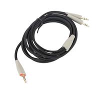 KIMISS Headset Cable for MMX100-2m Length 3.5mm to Dual 3.5mm Replacement Cable for PC Headset, Lossless Sound Quality (Grey)