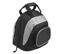 KIMISS Helmet Bag, Motorcycle Helmet Shoulder Bag Multifunctional Waterproof Backpack Oxford Cloth Carrying Luggage(Gray+black), 46*33*4cm