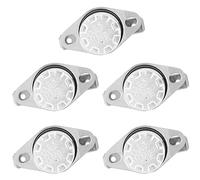 KIMISS High Accuracy 5 Pcs KSD301 Switch Temperature Control Thermostat Thermal Switch 250V10A Quick Response Speed (70℃)